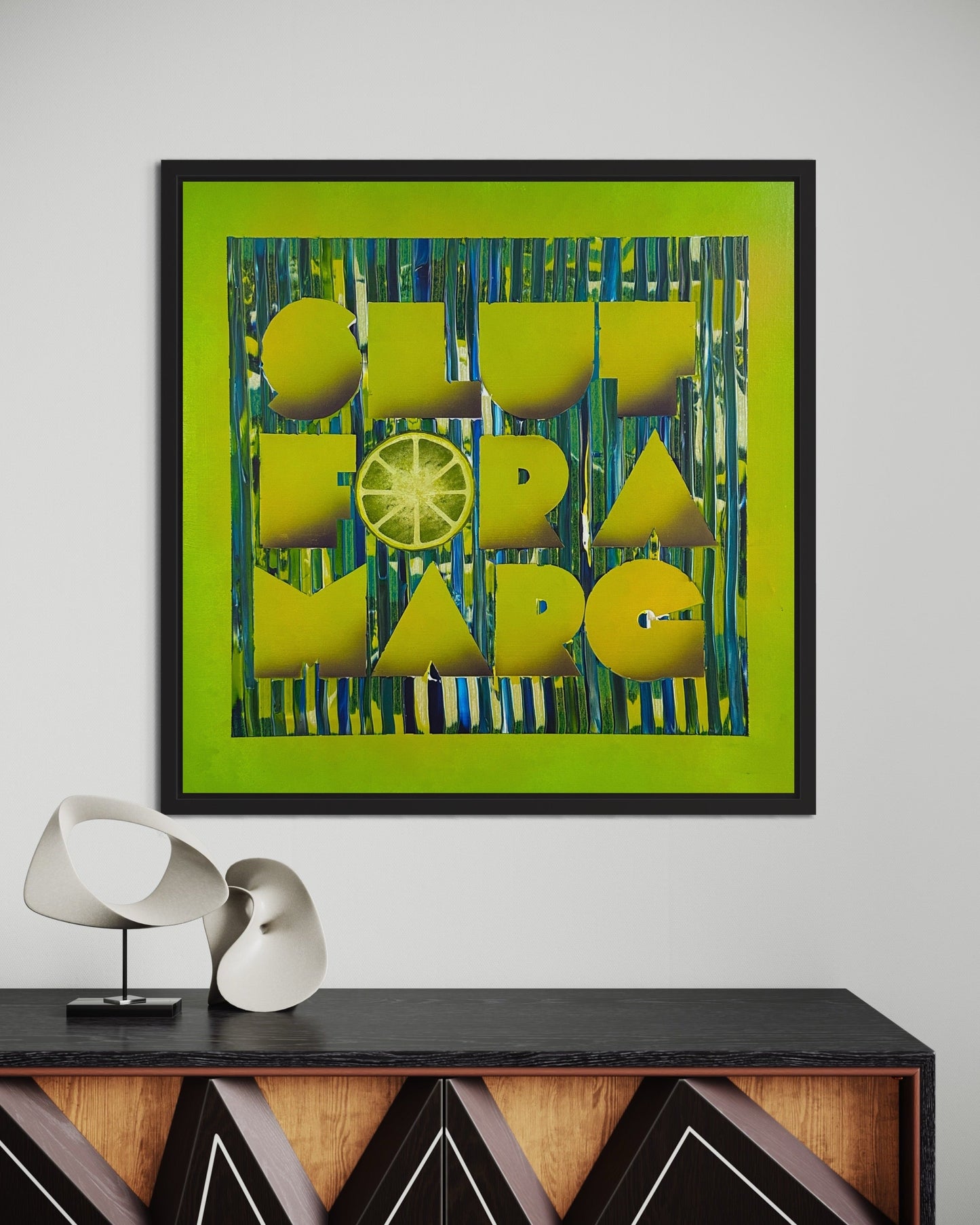 "Slut For A Marg" ORIGINAL | 60cm x 60cm