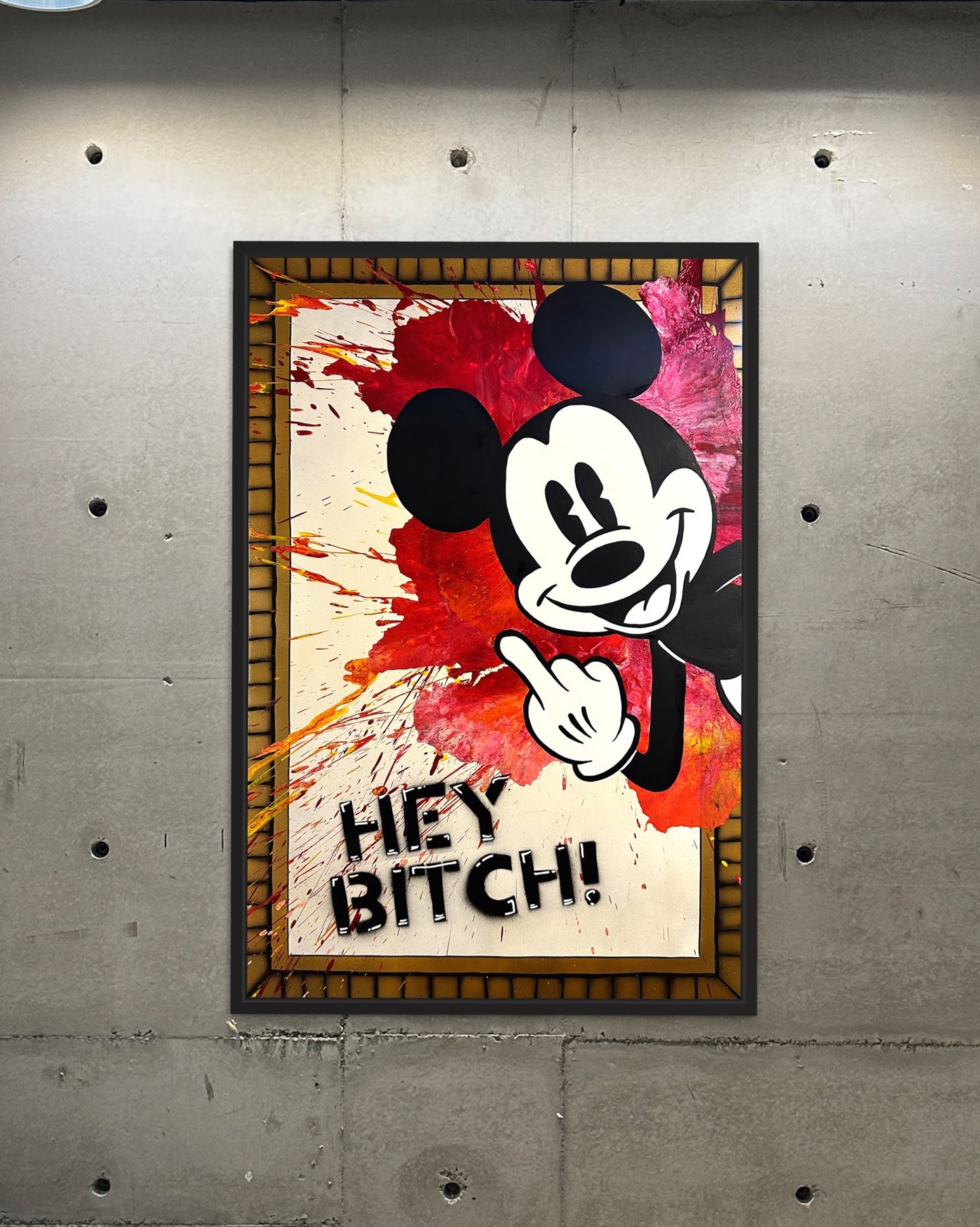 "Hey B!tch" Fine Art Giclée Print | 57cm x 87cm