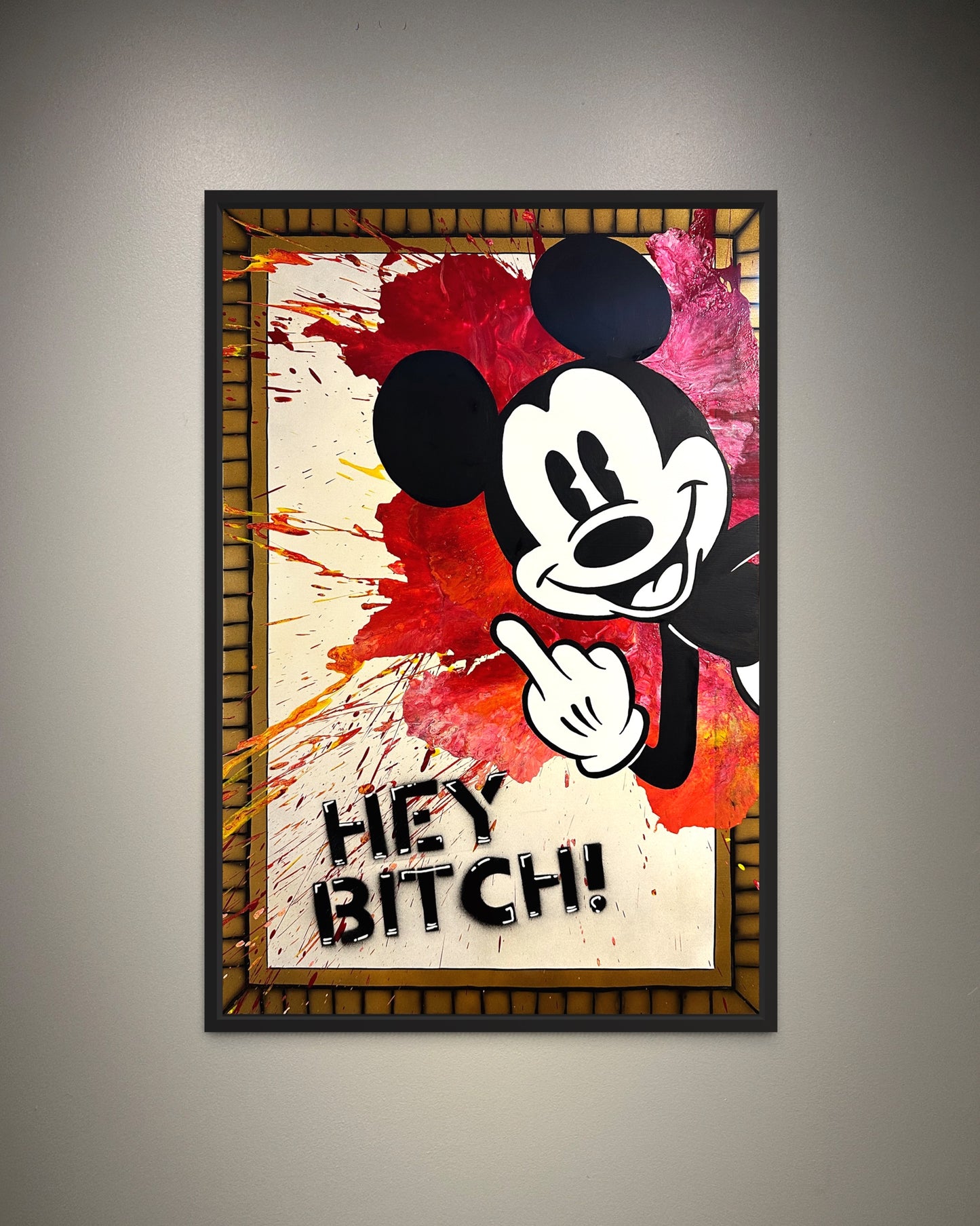 "Hey B!tch" Fine Art Giclée Print | 57cm x 87cm